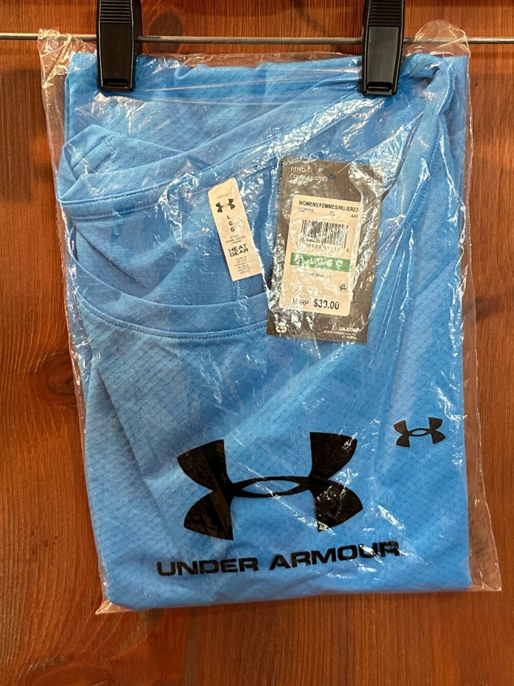 UNDER ARMOR Women's Fitted Tech Mesh Heat Gear Short Sleeve Tee Size Large NWT